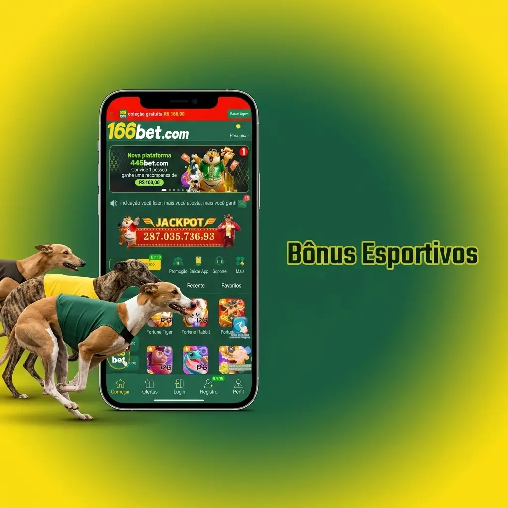 Bônus esportivos da 166bet para futebol, esports e críquete no Brasil