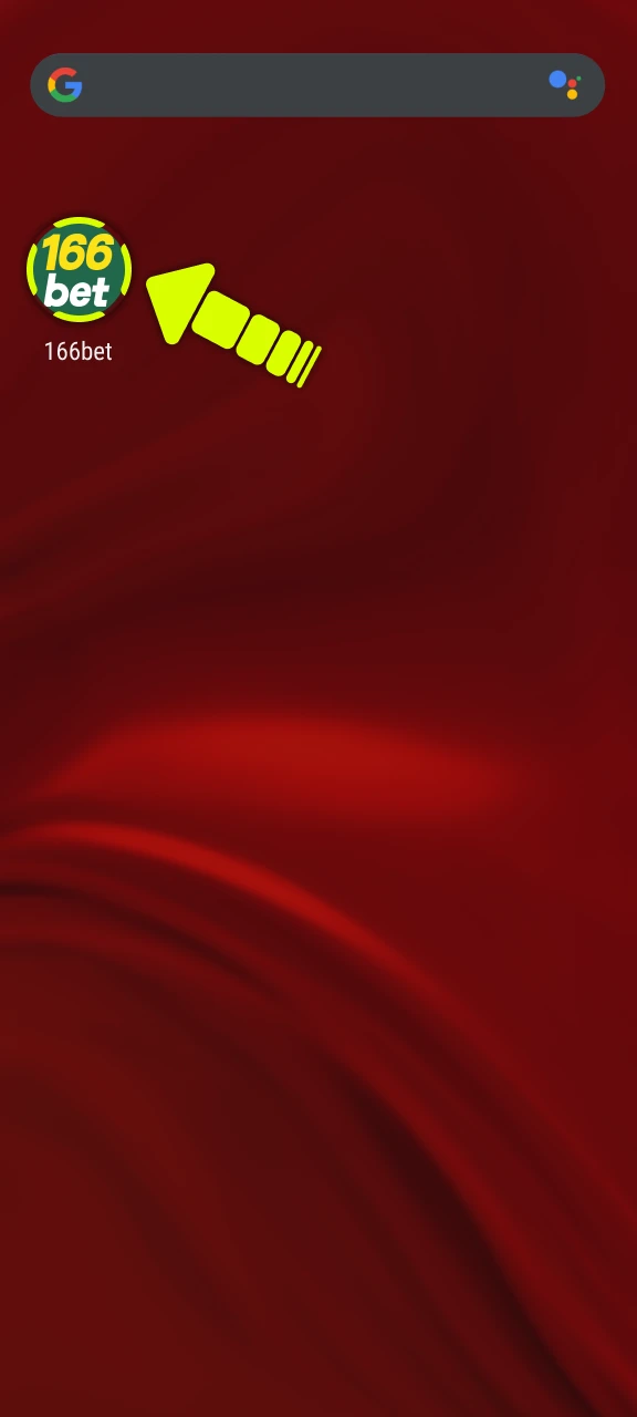 Entre na plataforma web ou aplicativo para iniciar seu login na 166bet.