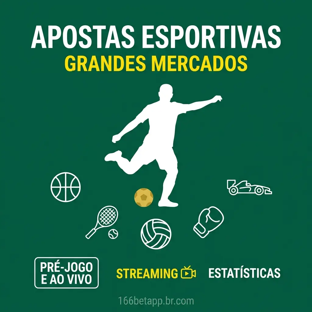 Faça suas apostas esportivas e encontre dados sobre a 166bet.