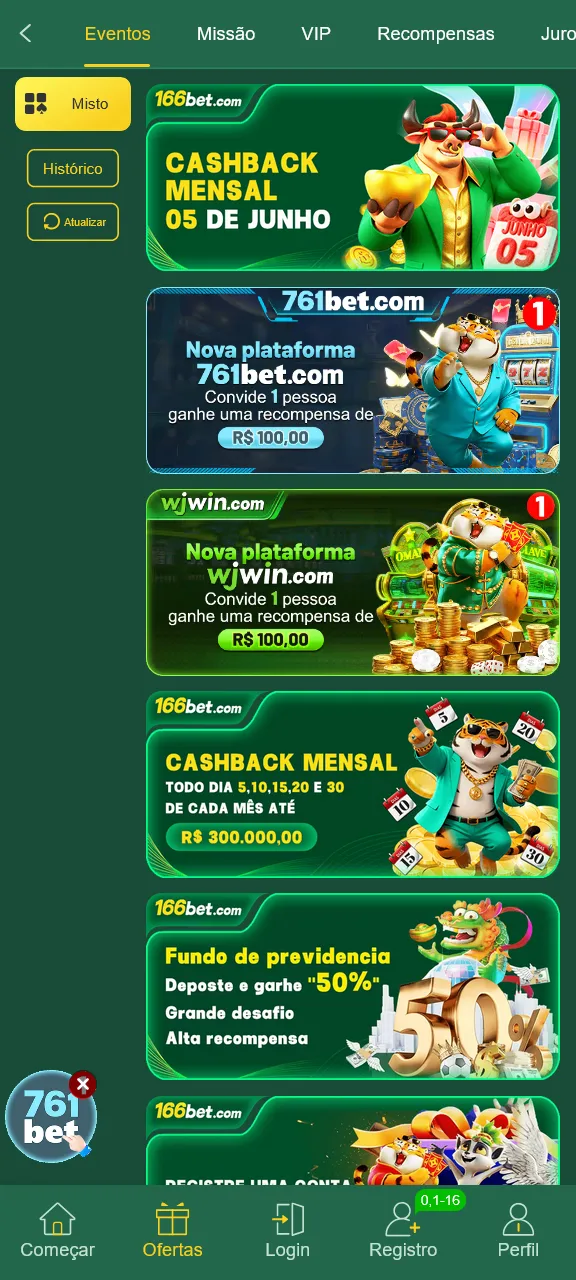 Encontre promoções exclusivas e novas ofertas no aplicativo da 166bet.